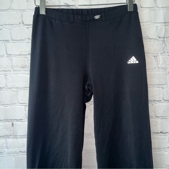 adidas climalite black & light blue striped leggings size S - Picture 5 of 12